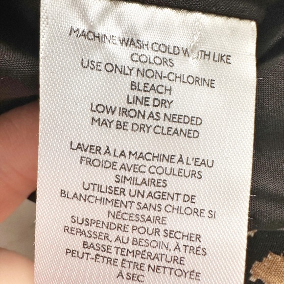 Maeve Brocade Leopard Print Wide Leg Pants & Crop Top Vest Set Women Size 2 - Picture 14 of 16